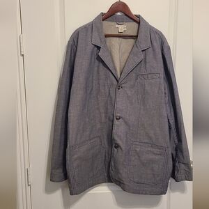 Men's Blue Casual Jacket/Blazer